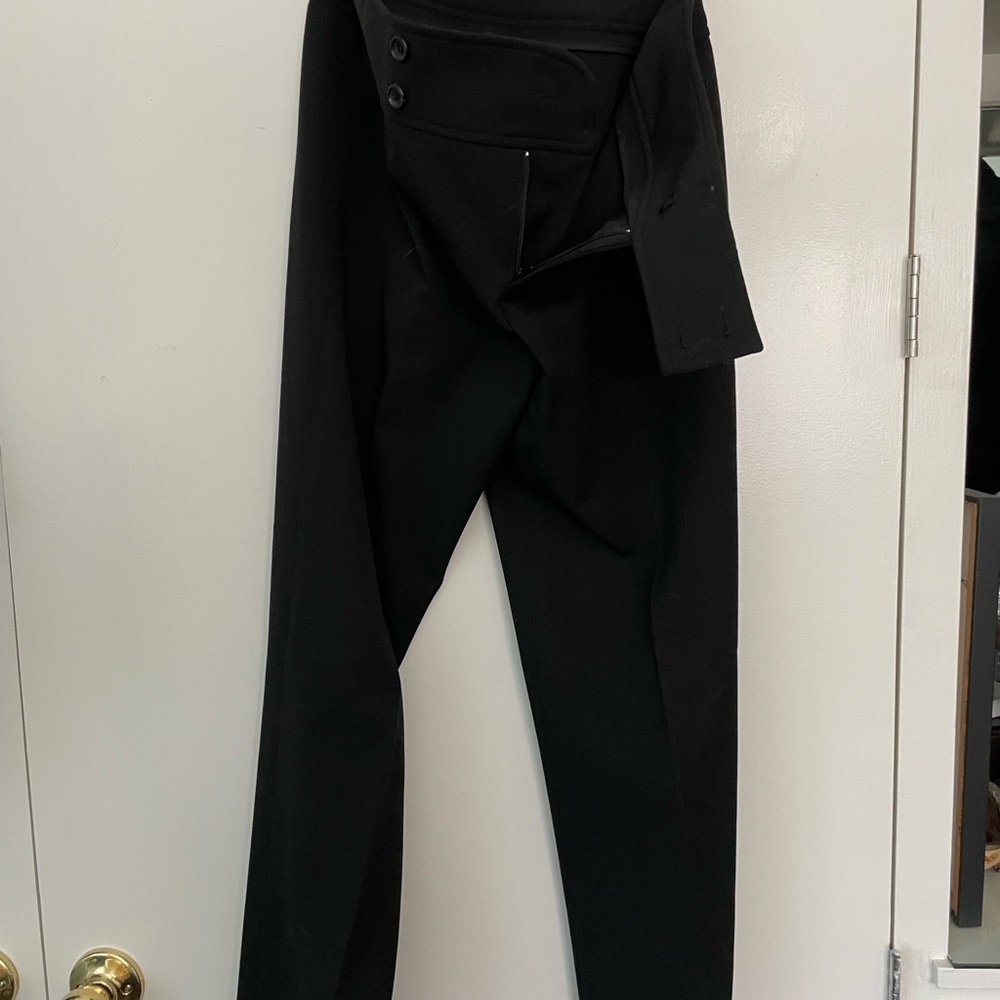 Slight boot cut black pants